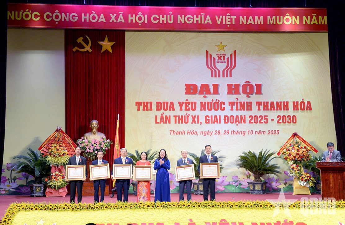 Đại hội Thi đua yêu nước tỉnh Thanh Hóa: Ngày hội lớn tôn vinh những tấm gương điển hình tiên tiến